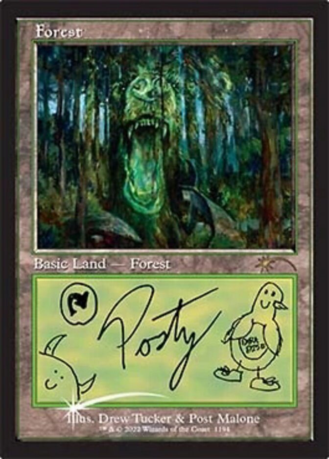 Forest (1194) [Secret Lair Drop Series] | Cards and Coasters CA