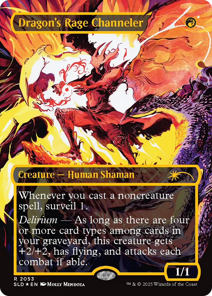 Dragon's Rage Channeler (2053) (Raised Foil) [Secret Lair Drop Series] | Cards and Coasters CA