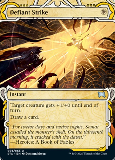 Defiant Strike [Strixhaven: Mystical Archive] | Cards and Coasters CA