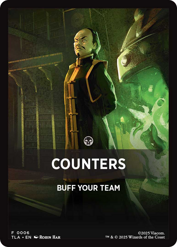 Counters Theme Card [Avatar: The Last Airbender] | Cards and Coasters CA