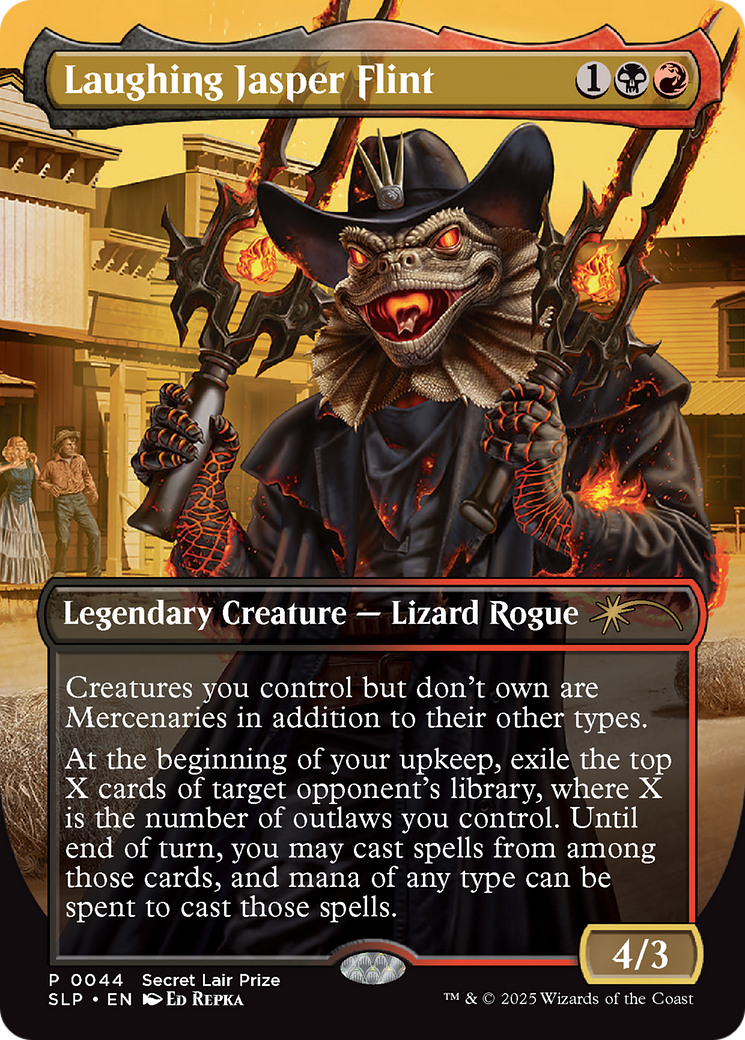 Laughing Jasper Flint [Secret Lair Showdown] | Cards and Coasters CA