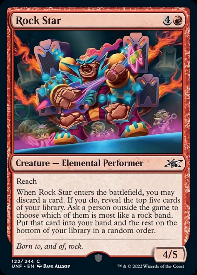 Rock Star [Unfinity] | Cards and Coasters CA