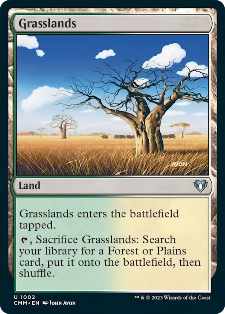 Grasslands [Commander Masters] | Cards and Coasters CA