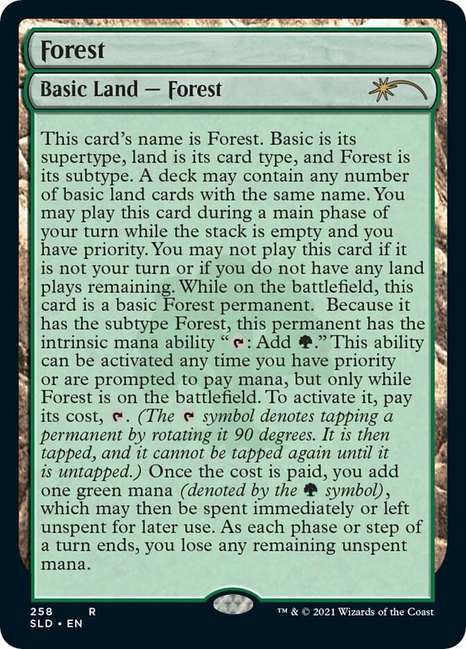 Forest (258) [Secret Lair Drop Series] | Cards and Coasters CA