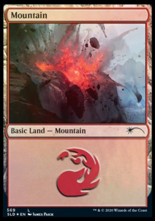 Mountain (Smashing) (569) [Secret Lair Drop Promos] | Cards and Coasters CA