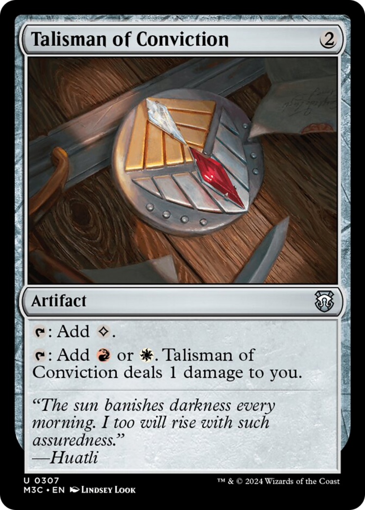 Talisman of Conviction [Modern Horizons 3 Commander] | Cards and Coasters CA