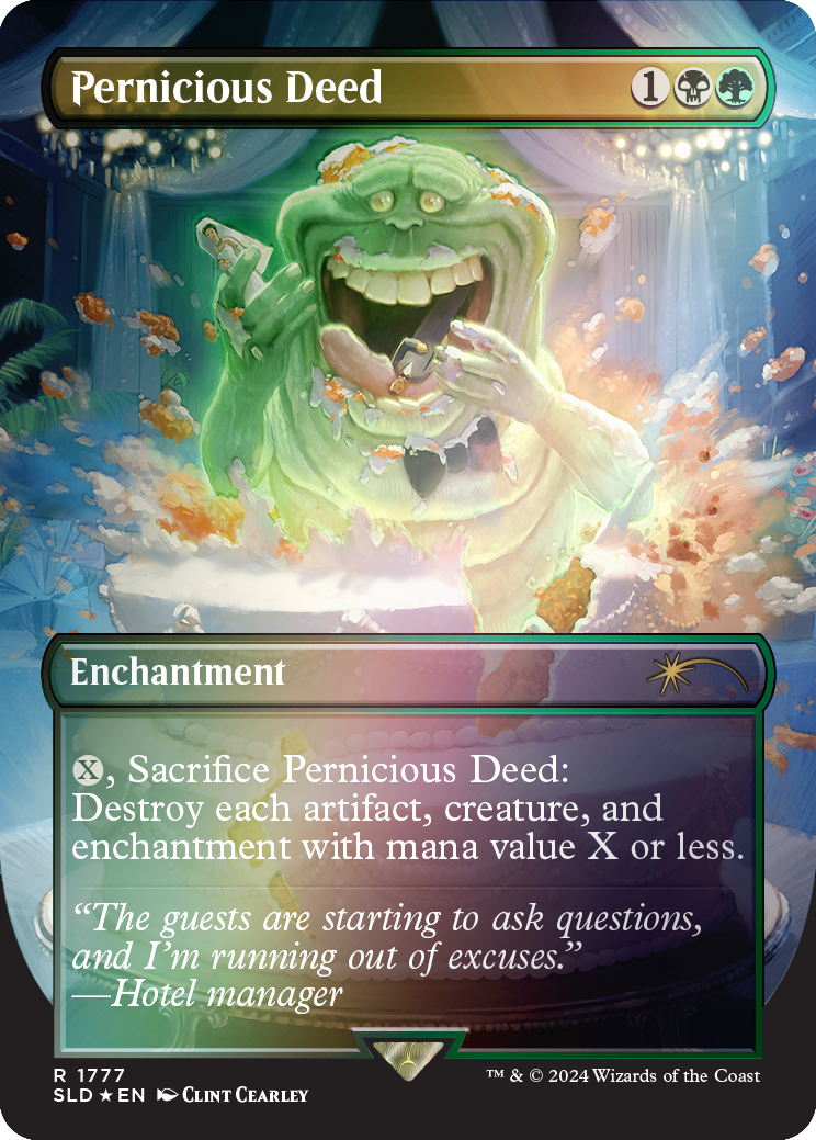 Pernicious Deed (Rainbow Foil) [Secret Lair Drop Series] | Cards and Coasters CA