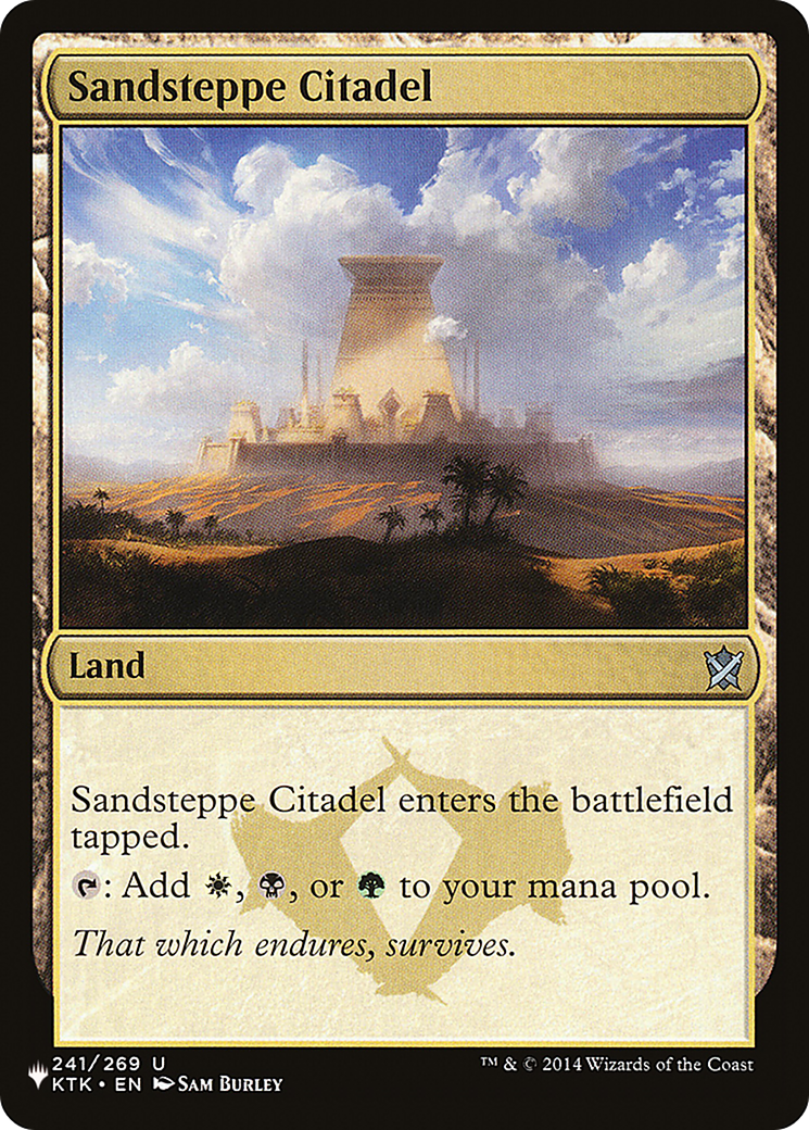 Sandsteppe Citadel [Secret Lair: From Cute to Brute] | Cards and Coasters CA