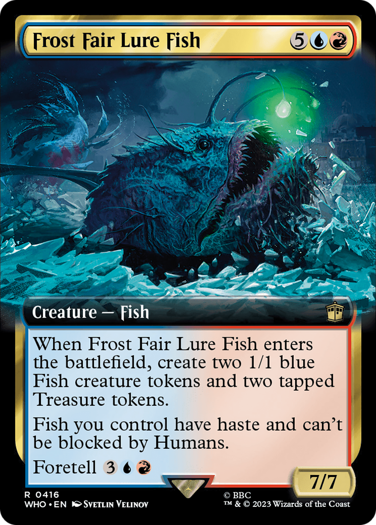 Frost Fair Lure Fish (Extended Art) [Doctor Who] | Cards and Coasters CA