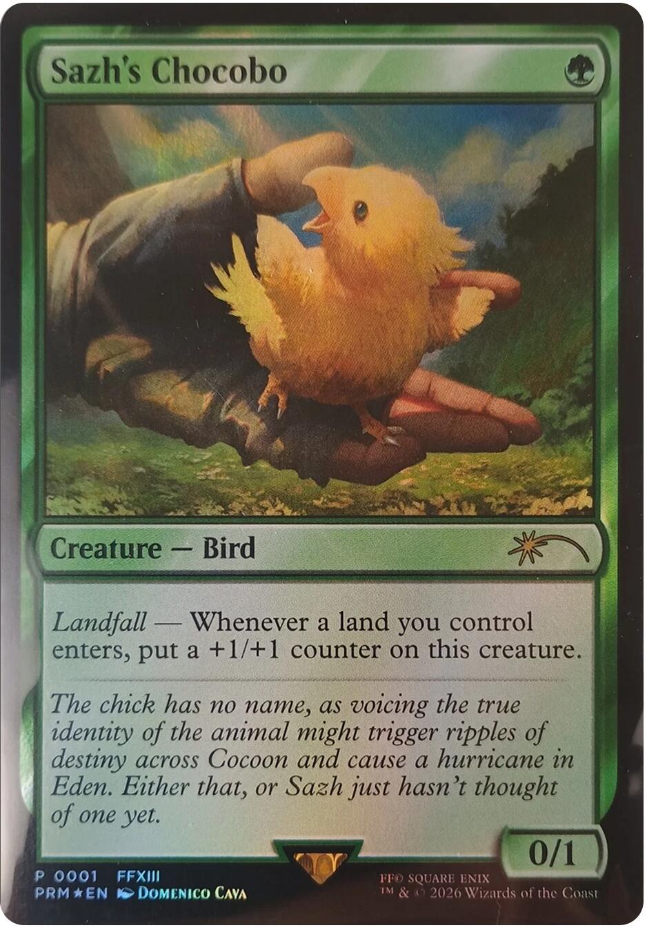 Sazh's Chocobo [FINAL FANTASY Promos] | Cards and Coasters CA
