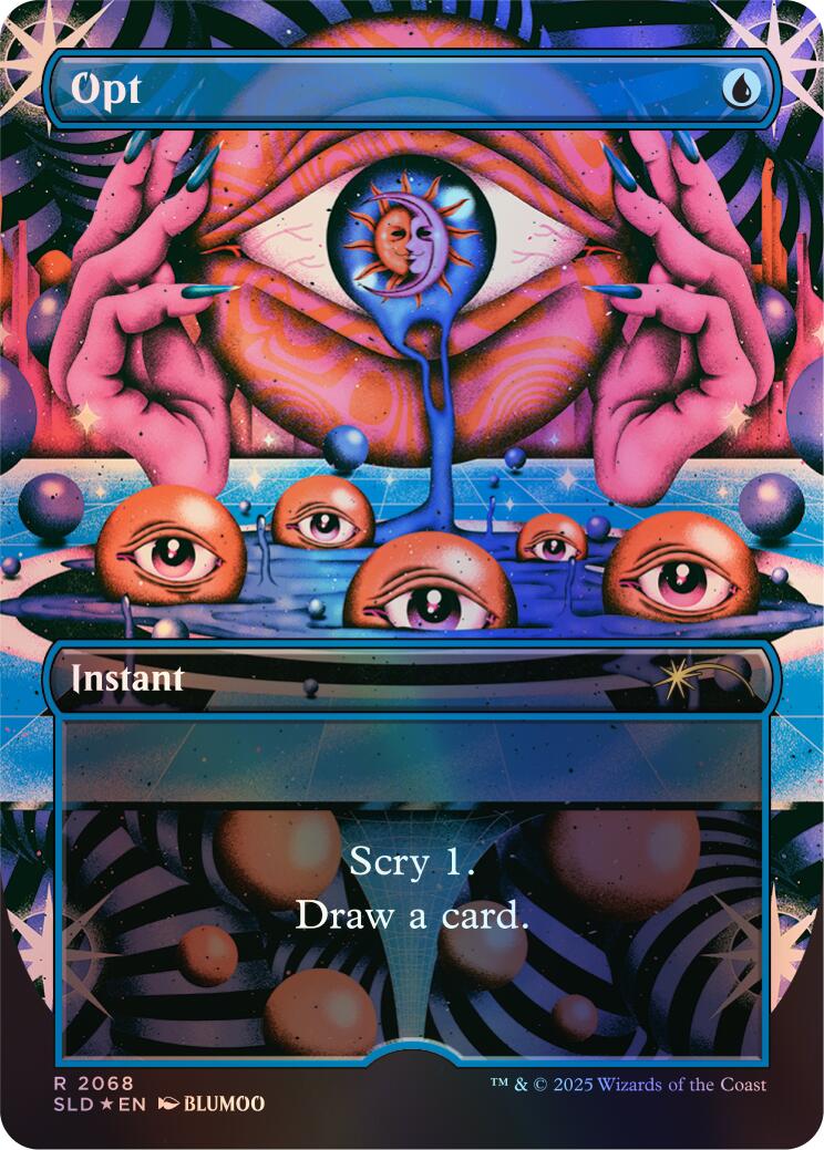 Opt (2068) (Rainbow Foil) [Secret Lair Drop Series] | Cards and Coasters CA