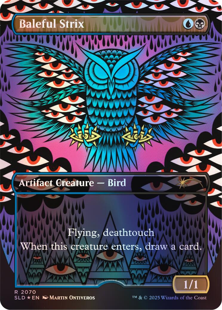 Baleful Strix (2070) (Rainbow Foil) [Secret Lair Drop Series] | Cards and Coasters CA
