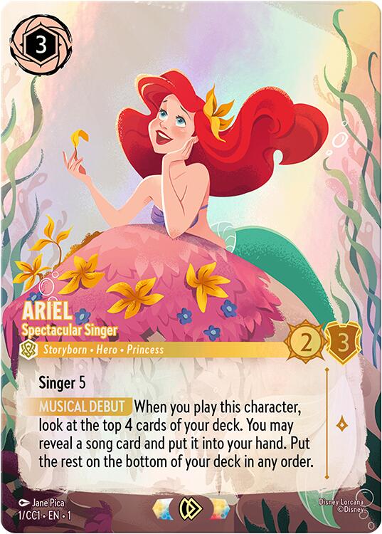 Ariel - Spectacular Singer (1) [Promo Cards] | Cards and Coasters CA