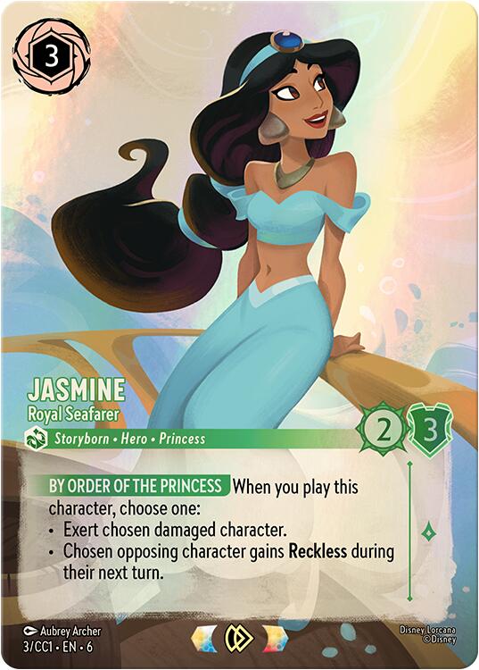Jasmine - Royal Seafarer (3) [Promo Cards] | Cards and Coasters CA