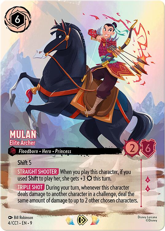 Mulan - Elite Archer (4) [Promo Cards] | Cards and Coasters CA