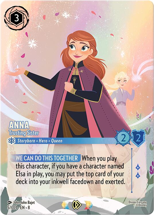 Anna - Trusting Sister (5) [Promo Cards] | Cards and Coasters CA