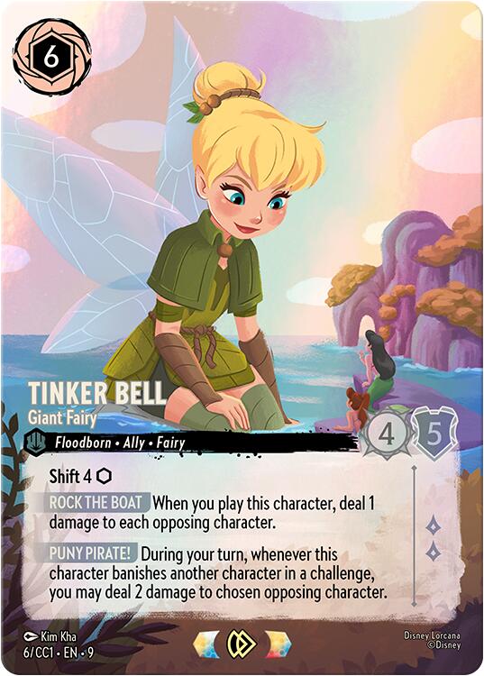 Tinker Bell - Giant Fairy (6/CC1) (6) [Promo Cards] | Cards and Coasters CA