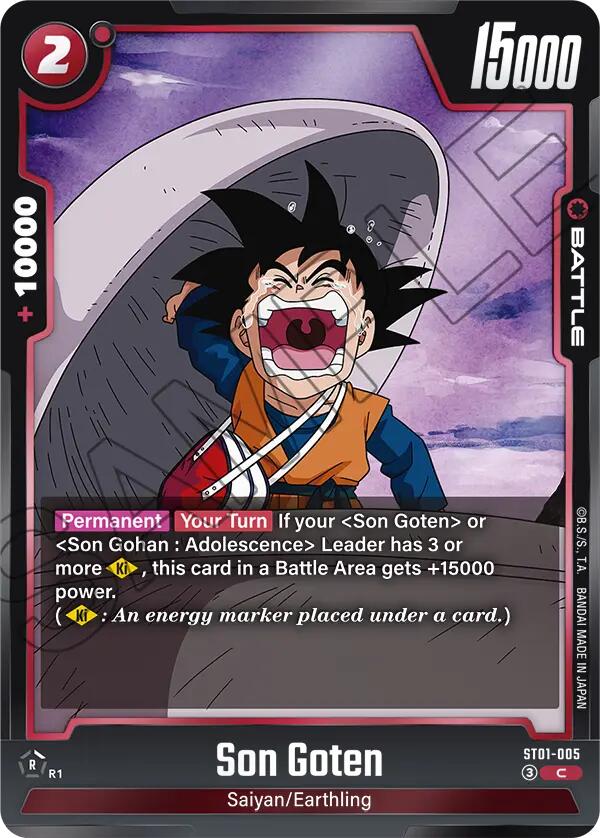 Son Goten (ST01-005) [Story Booster 01] | Cards and Coasters CA