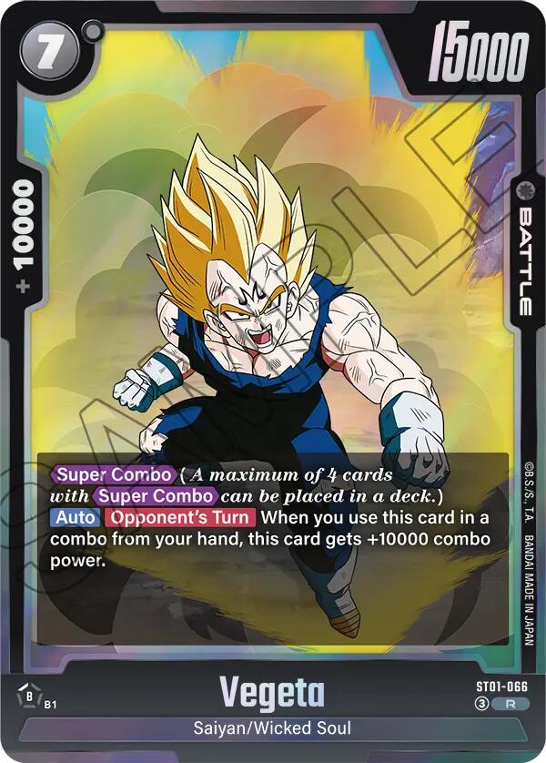 Vegeta (ST01-066) [Story Booster 01] | Cards and Coasters CA