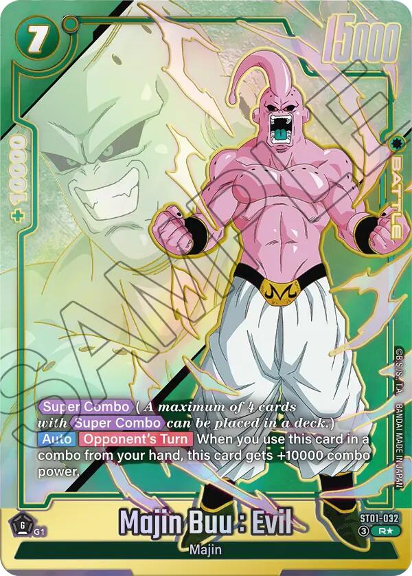 Majin Buu : Evil (ST01-032) (Alternate Art) [Story Booster 01] | Cards and Coasters CA
