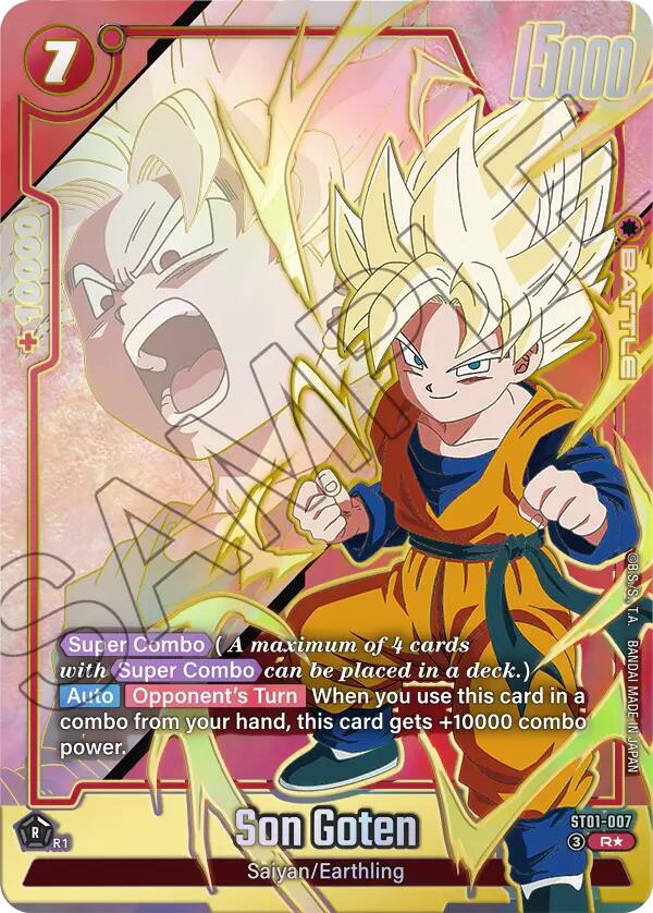 Son Goten (ST01-007) (Alternate Art) [Story Booster 01] | Cards and Coasters CA