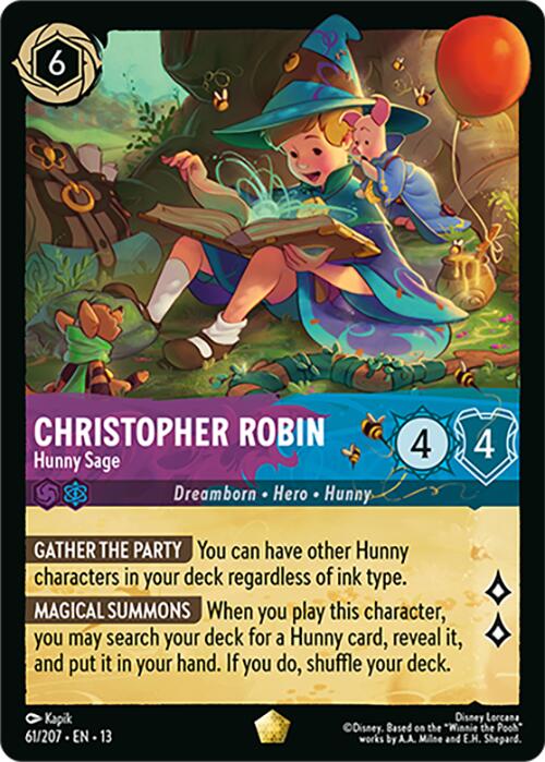 Christopher Robin - Hunny Sage (61/204) [Attack of the Vine!] | Cards and Coasters CA
