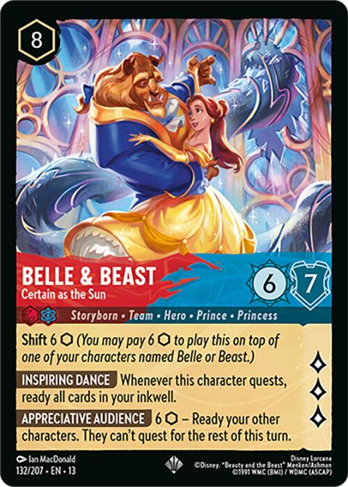 Belle & Beast - Certain as the Sun (132/204) [Attack of the Vine!] | Cards and Coasters CA