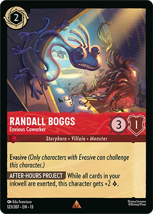 Randall Boggs - Envious Coworker (123/204) [Attack of the Vine!] | Cards and Coasters CA