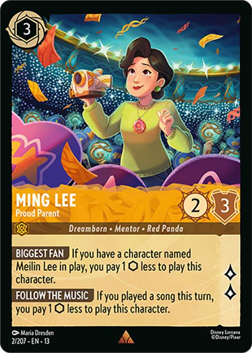Ming Lee - Proud Parent (2/204) [Attack of the Vine!] | Cards and Coasters CA