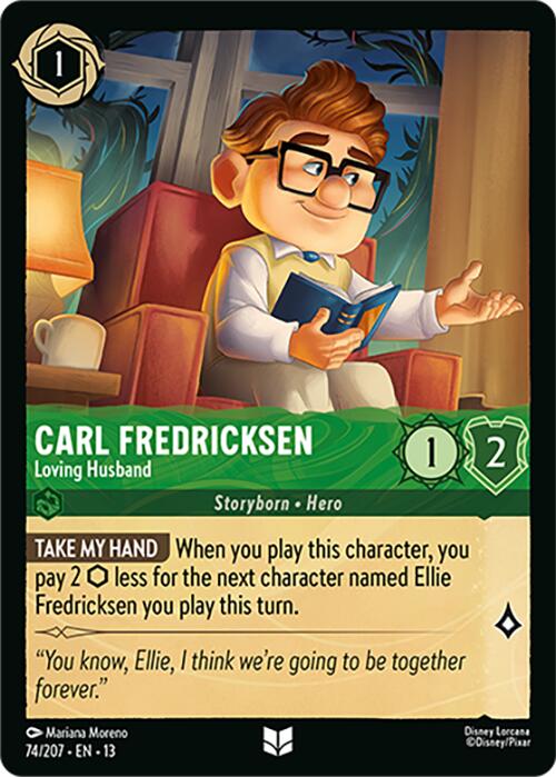 Carl Fredricksen - Loving Husband (74/204) [Attack of the Vine!] | Cards and Coasters CA