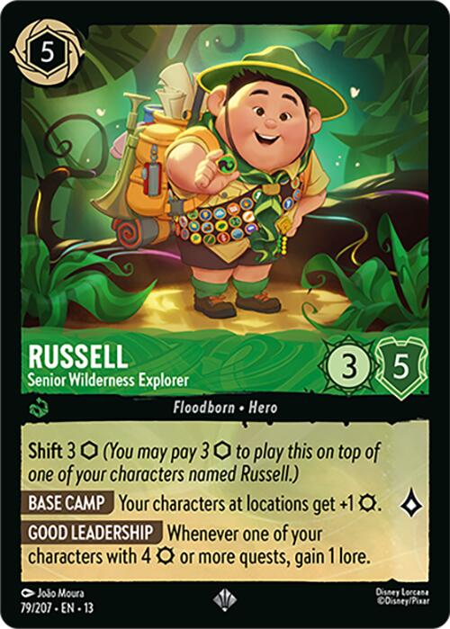Russell - Senior Wilderness Explorer (79/204) [Attack of the Vine!] | Cards and Coasters CA