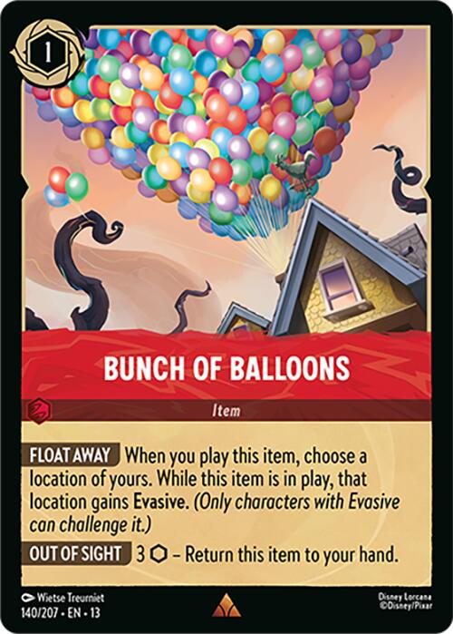 Bunch of Balloons (140/204) [Attack of the Vine!] | Cards and Coasters CA