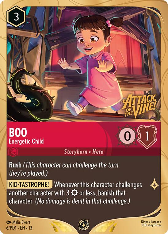 Boo - Energetic Child (6) [Promo Cards] | Cards and Coasters CA