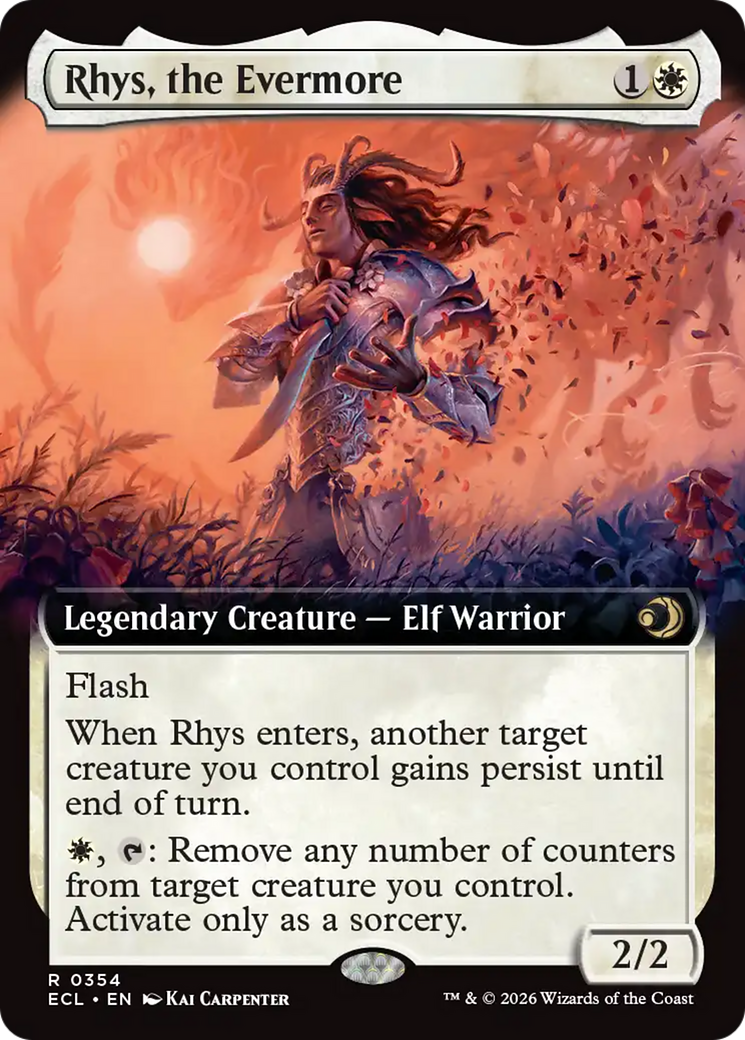 Rhys, the Evermore (Extended Art) [Lorwyn Eclipsed] | Cards and Coasters CA