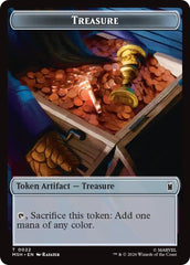 Treasure (022) // Construct (014) Double-Sided Token [Marvel Super Heroes Commander Tokens] | Cards and Coasters CA