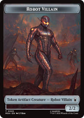 Villain // Robot Villain Double-Sided Token (009//020) [Marvel Super Heroes Tokens] | Cards and Coasters CA