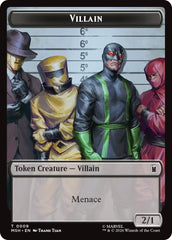 Villain // Robot Villain Double-Sided Token (009//020) [Marvel Super Heroes Tokens] | Cards and Coasters CA