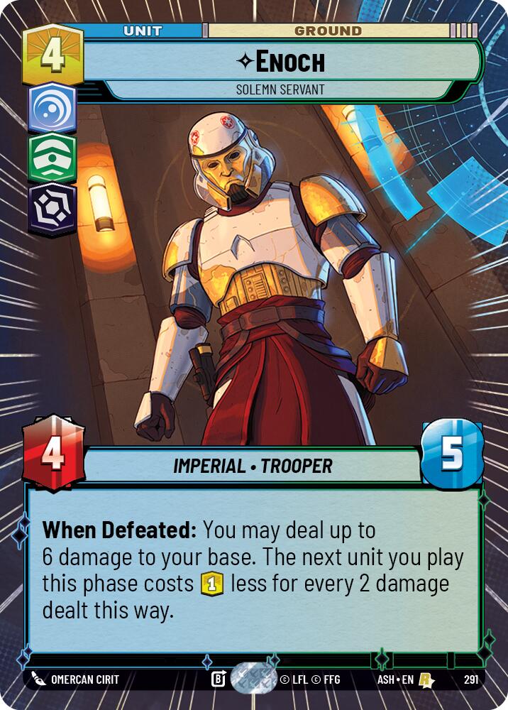 Enoch - Solemn Servant (291) (Hyperspace) (291) [Ashes of the Empire] | Cards and Coasters CA