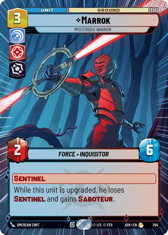 Marrok - Mysterious Warrior (294) (Hyperspace) (294) [Ashes of the Empire] | Cards and Coasters CA