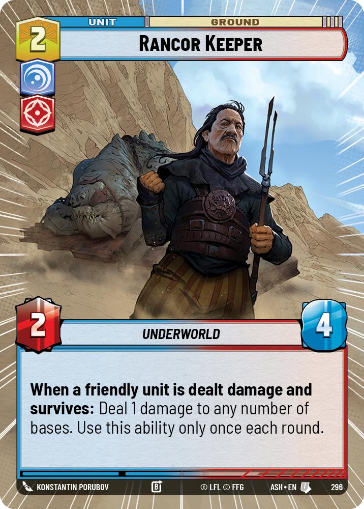 Rancor Keeper (296) (Hyperspace) (296) [Ashes of the Empire] | Cards and Coasters CA