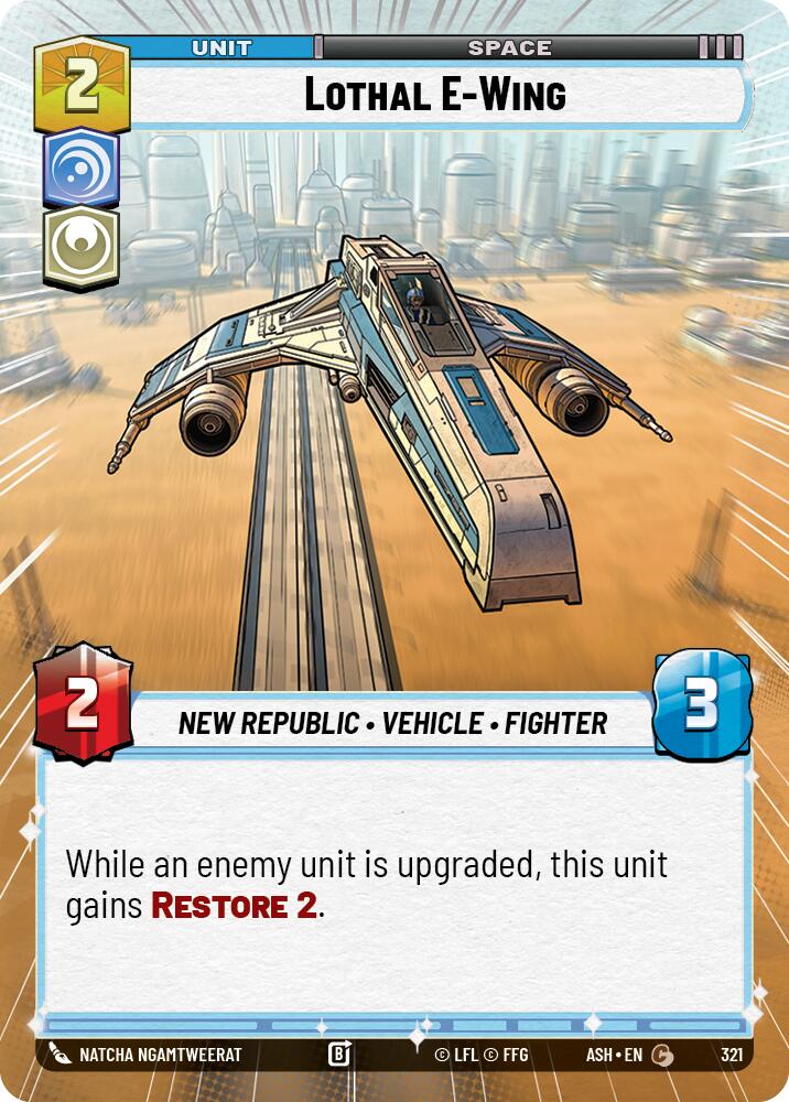 Lothal E-Wing (321) (Hyperspace) (321) [Ashes of the Empire] | Cards and Coasters CA