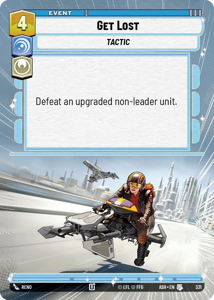 Get Lost (331) (Hyperspace) (331) [Ashes of the Empire] | Cards and Coasters CA
