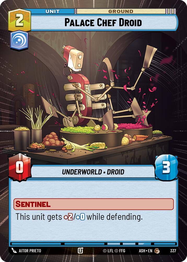 Palace Chef Droid (337) (Hyperspace) (337) [Ashes of the Empire] | Cards and Coasters CA