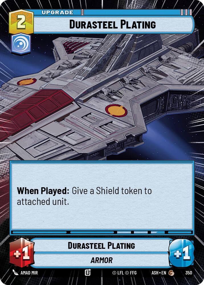 Durasteel Plating (350) (Hyperspace) (350) [Ashes of the Empire] | Cards and Coasters CA