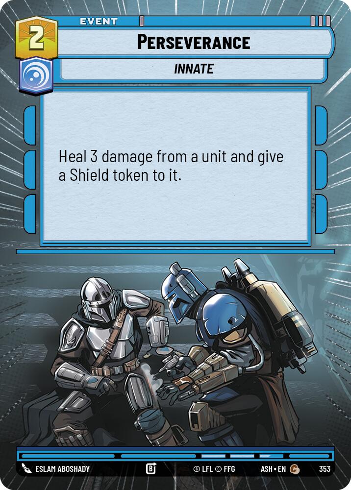 Perseverance (353) (Hyperspace) (353) [Ashes of the Empire] | Cards and Coasters CA