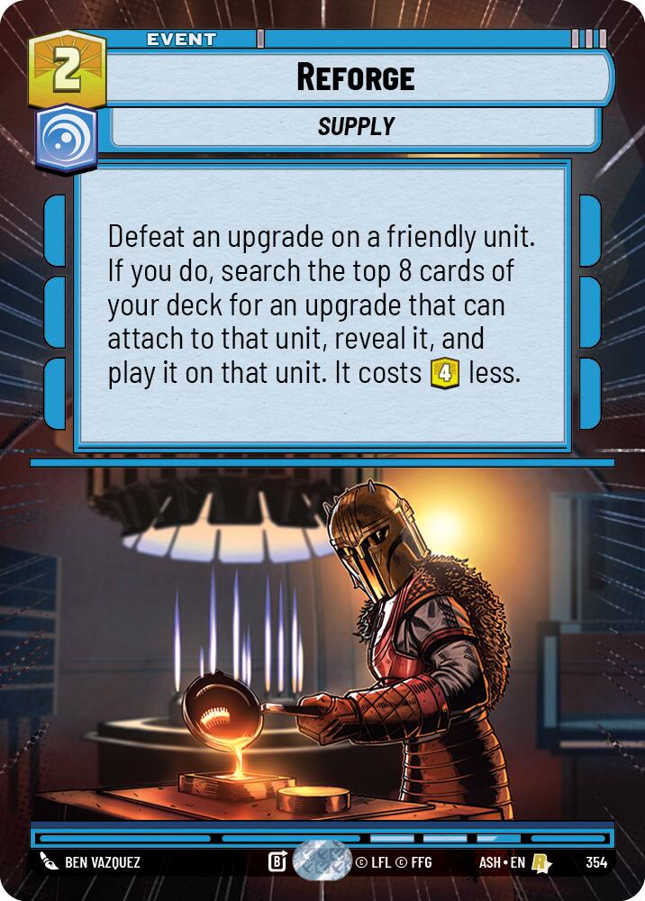 Reforge (354) (Hyperspace) (354) [Ashes of the Empire] | Cards and Coasters CA