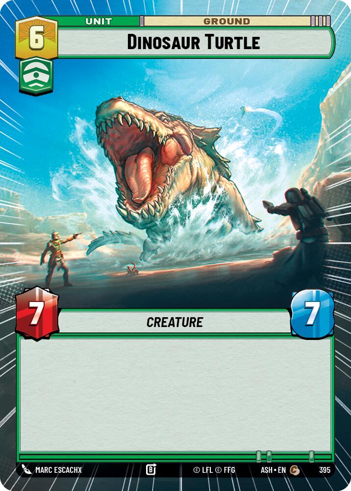 Dinosaur Turtle (395) (Hyperspace) (395) [Ashes of the Empire] | Cards and Coasters CA