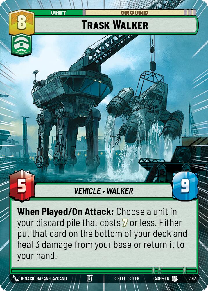 Trask Walker (397) (Hyperspace) (397) [Ashes of the Empire] | Cards and Coasters CA