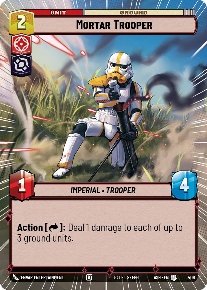 Mortar Trooper (406) (Hyperspace) (406) [Ashes of the Empire] | Cards and Coasters CA