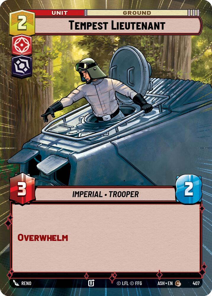 Tempest Lieutenant (407) (Hyperspace) (407) [Ashes of the Empire] | Cards and Coasters CA